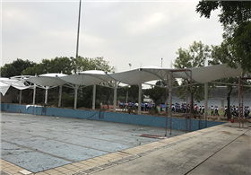 深圳市西麗第二高級(jí)中學(xué)泳池雨棚